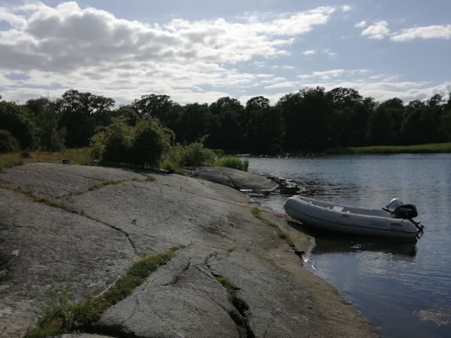 Landgang auf unserer eigenen Insel