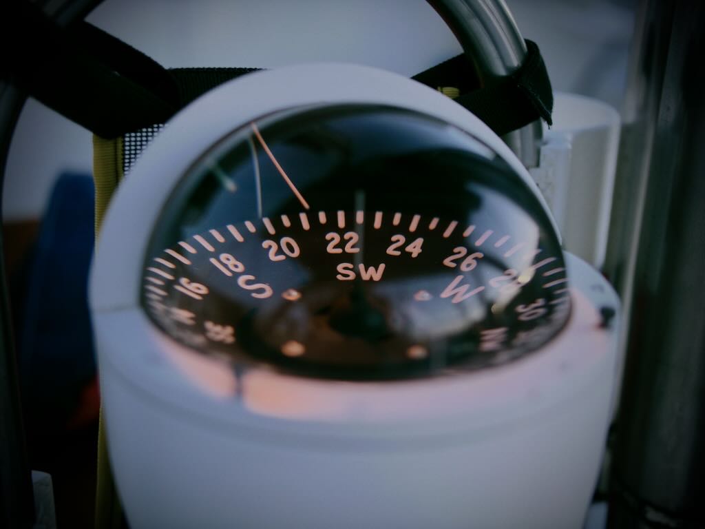 Biskaya-Überquerung mit Kompass