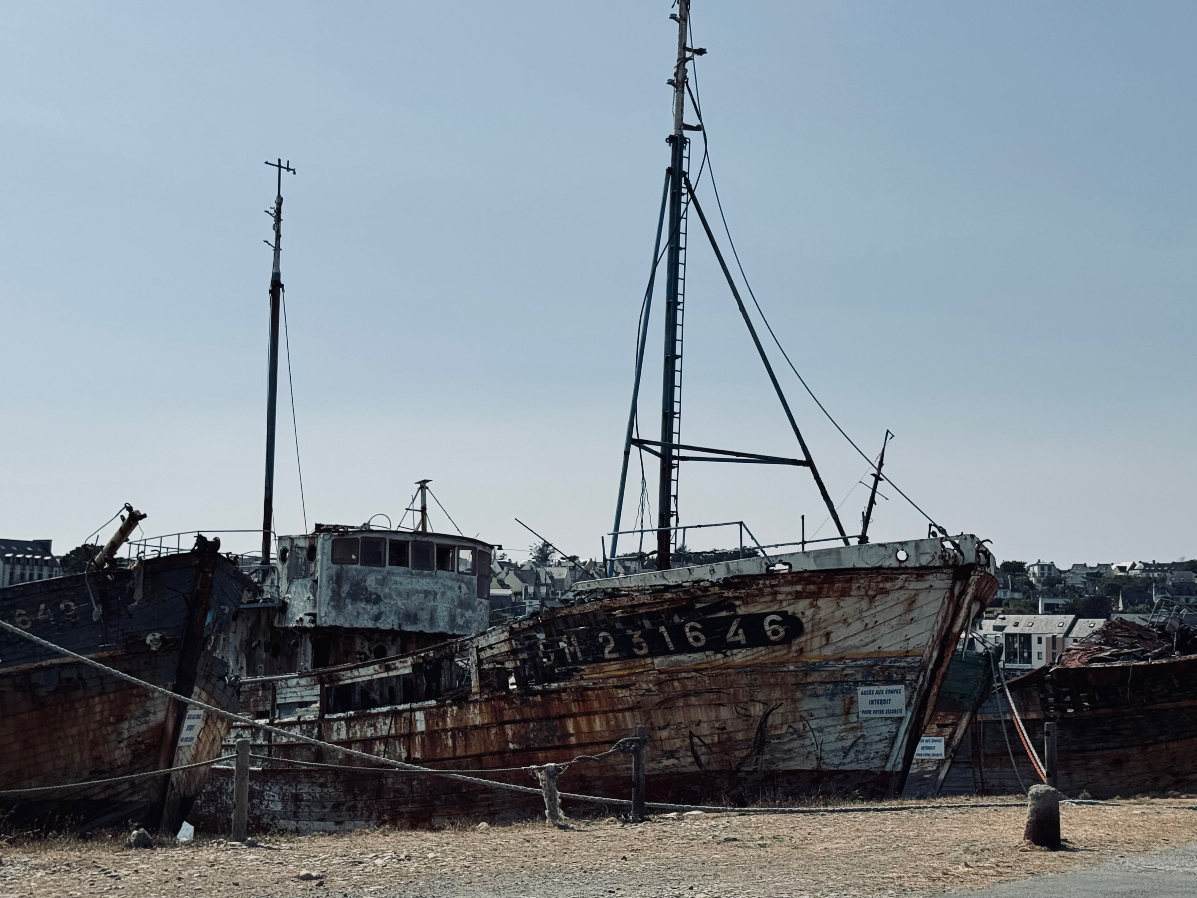 Alte Boote in Camaret sur Mer
