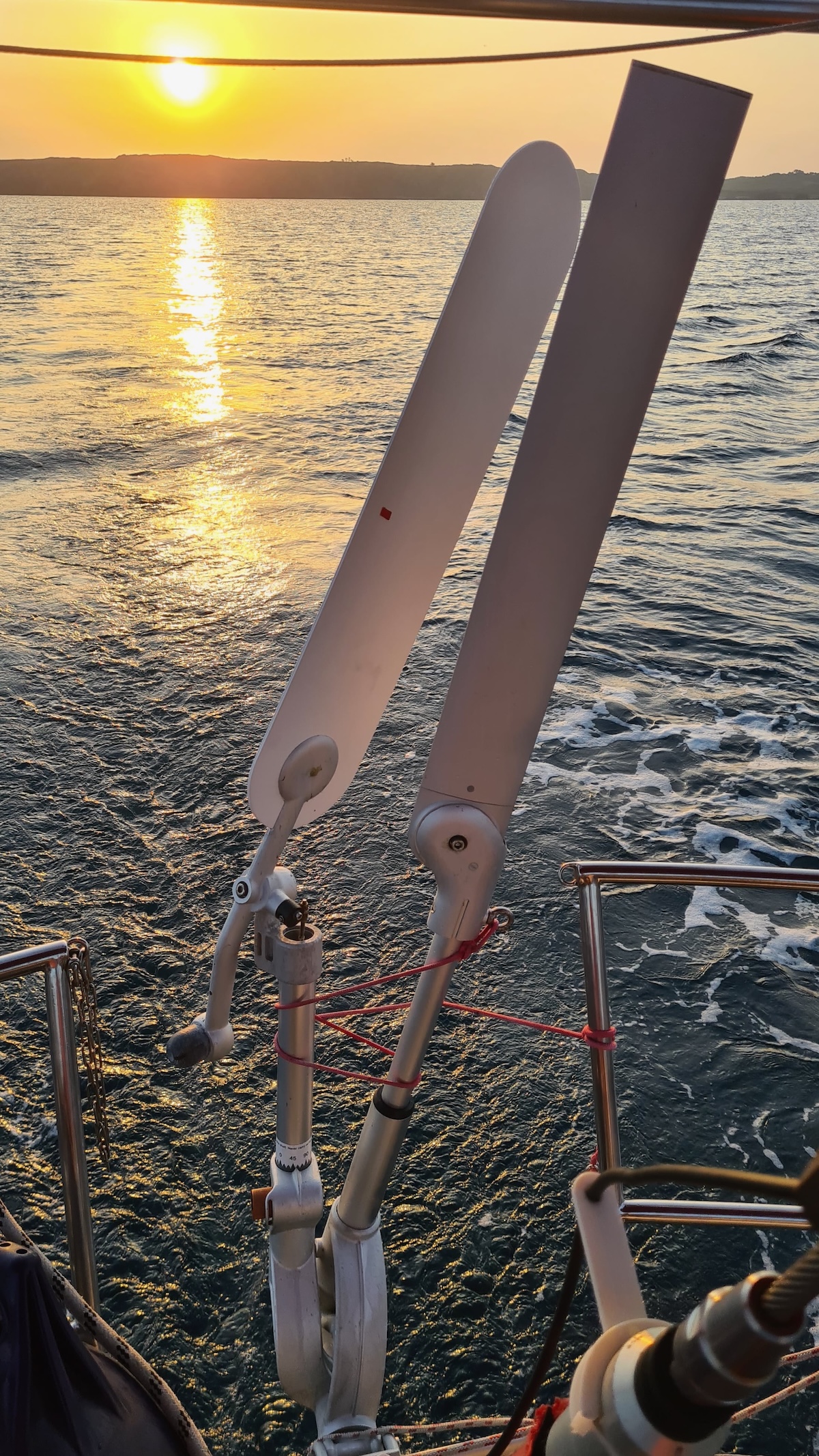 Abfahrt aus der Bretagne