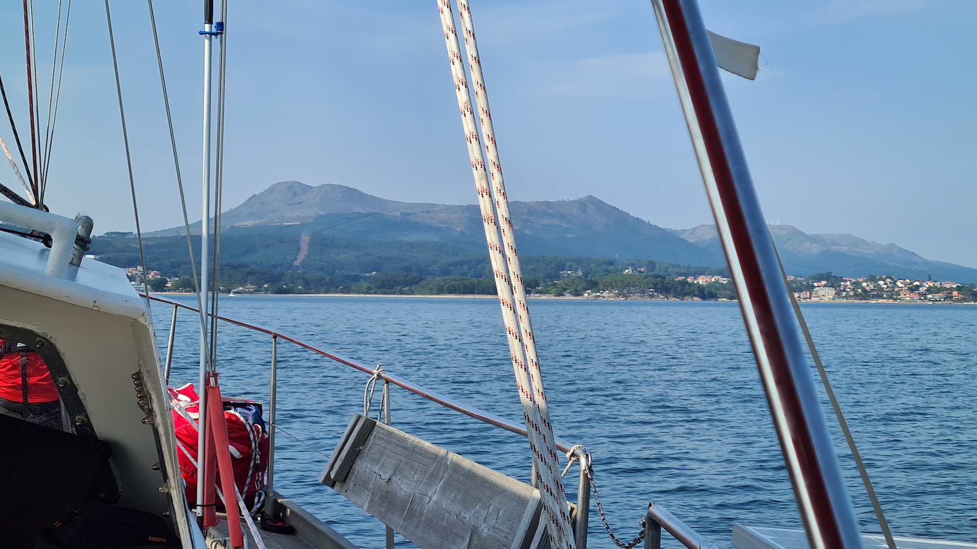 Alles gut, endlich in der Ria Arousa