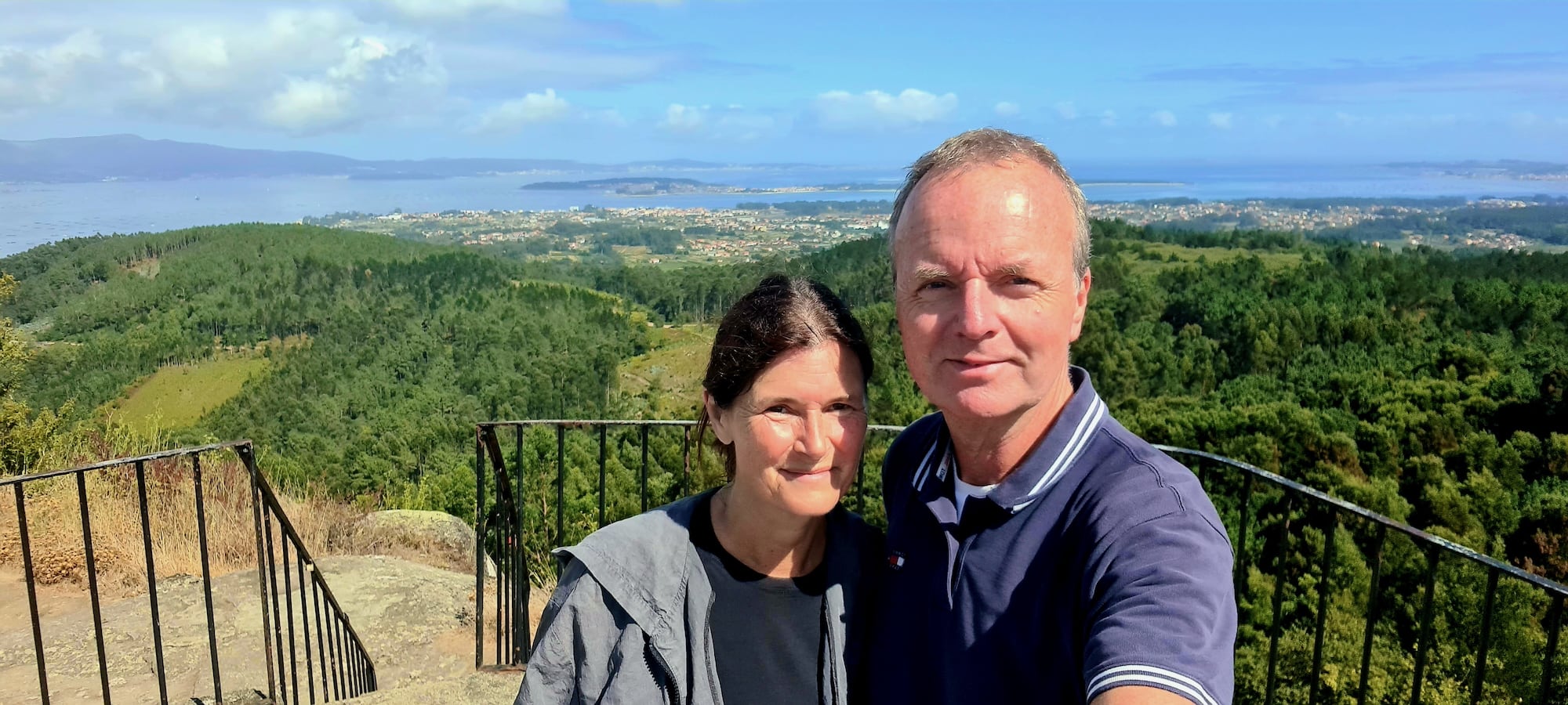 Thomas und Ines auf dem Gipfel