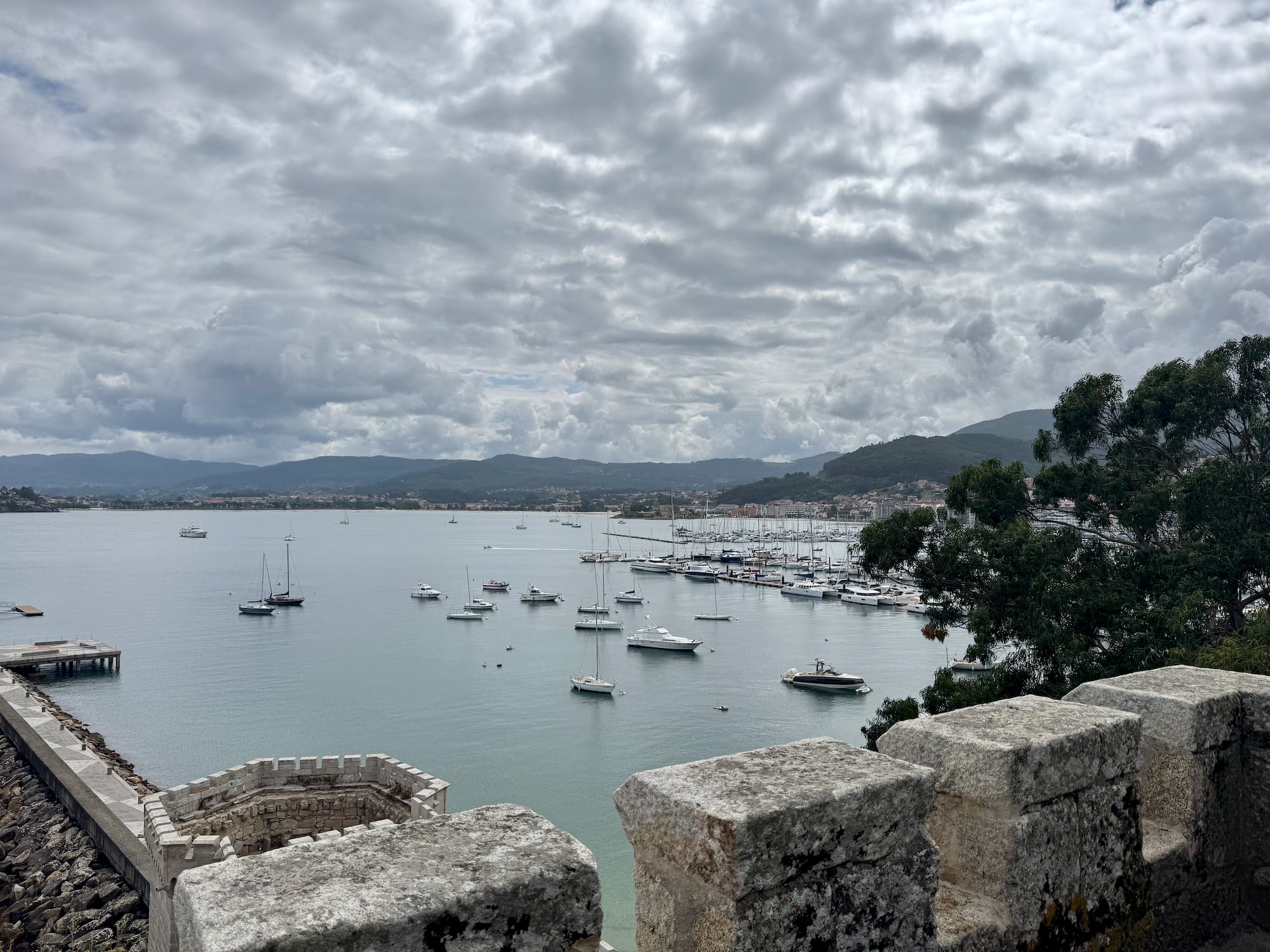 Abschiedsblick auf Baiona