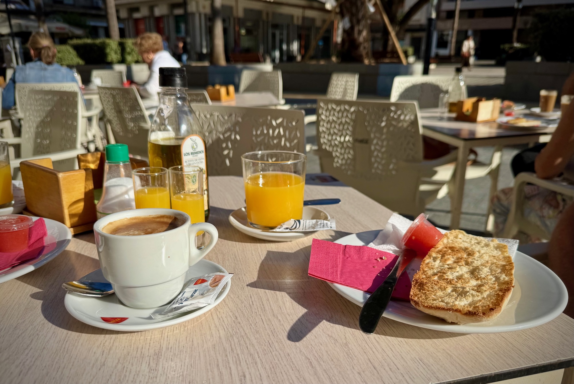 Spanisches Frühstück in Huelva