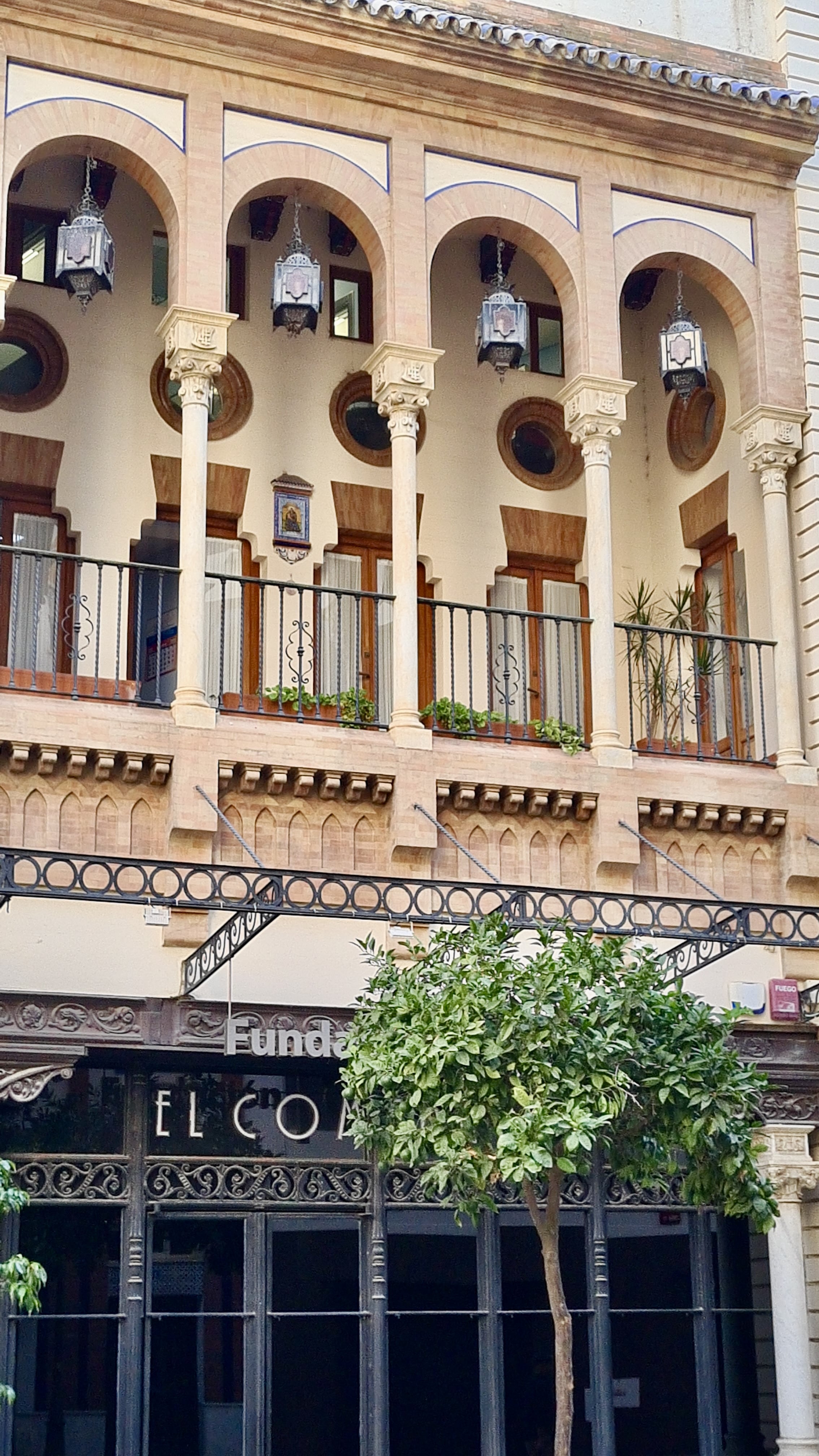 Straßendetail in Huelva