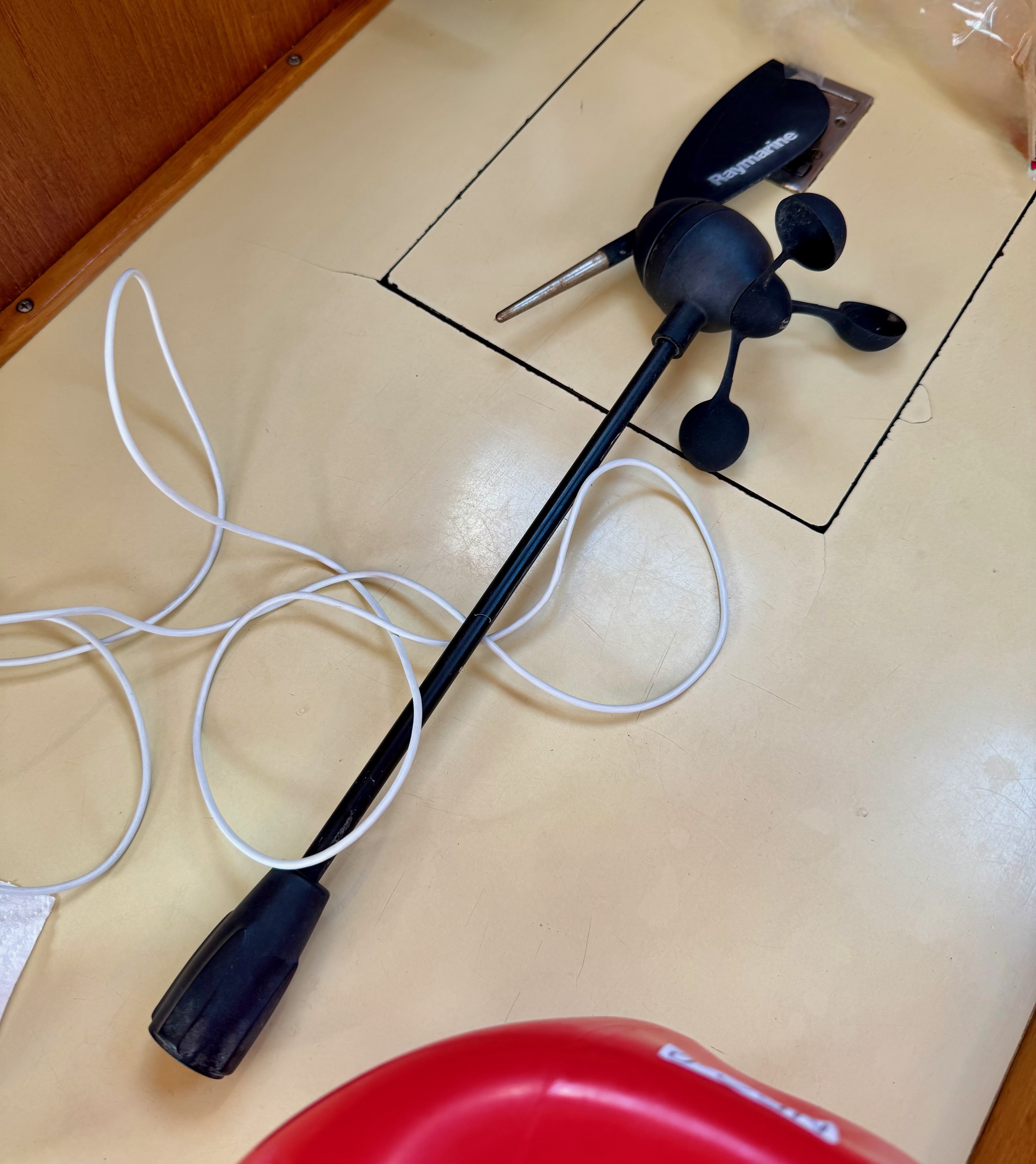 Reparatur des Windgebers