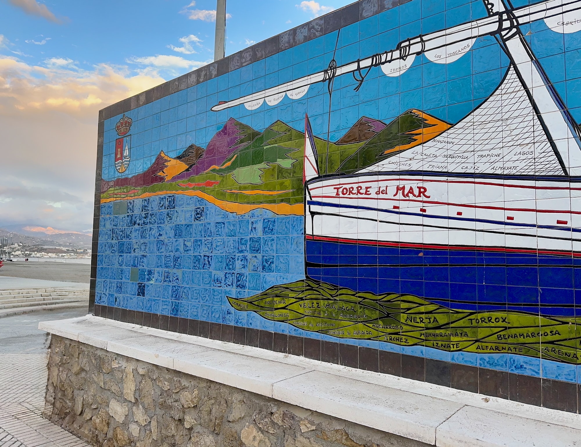 Kunst am Strand Torre del Mar