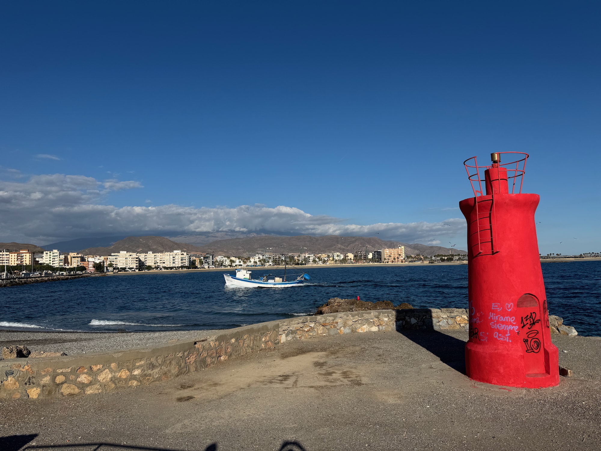 Trickreiche Hafeneinfahrt