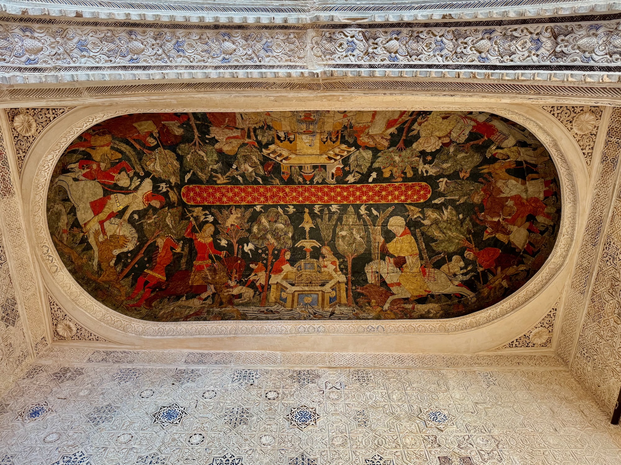 Alhambra - Höfische Szene, Jagdszene