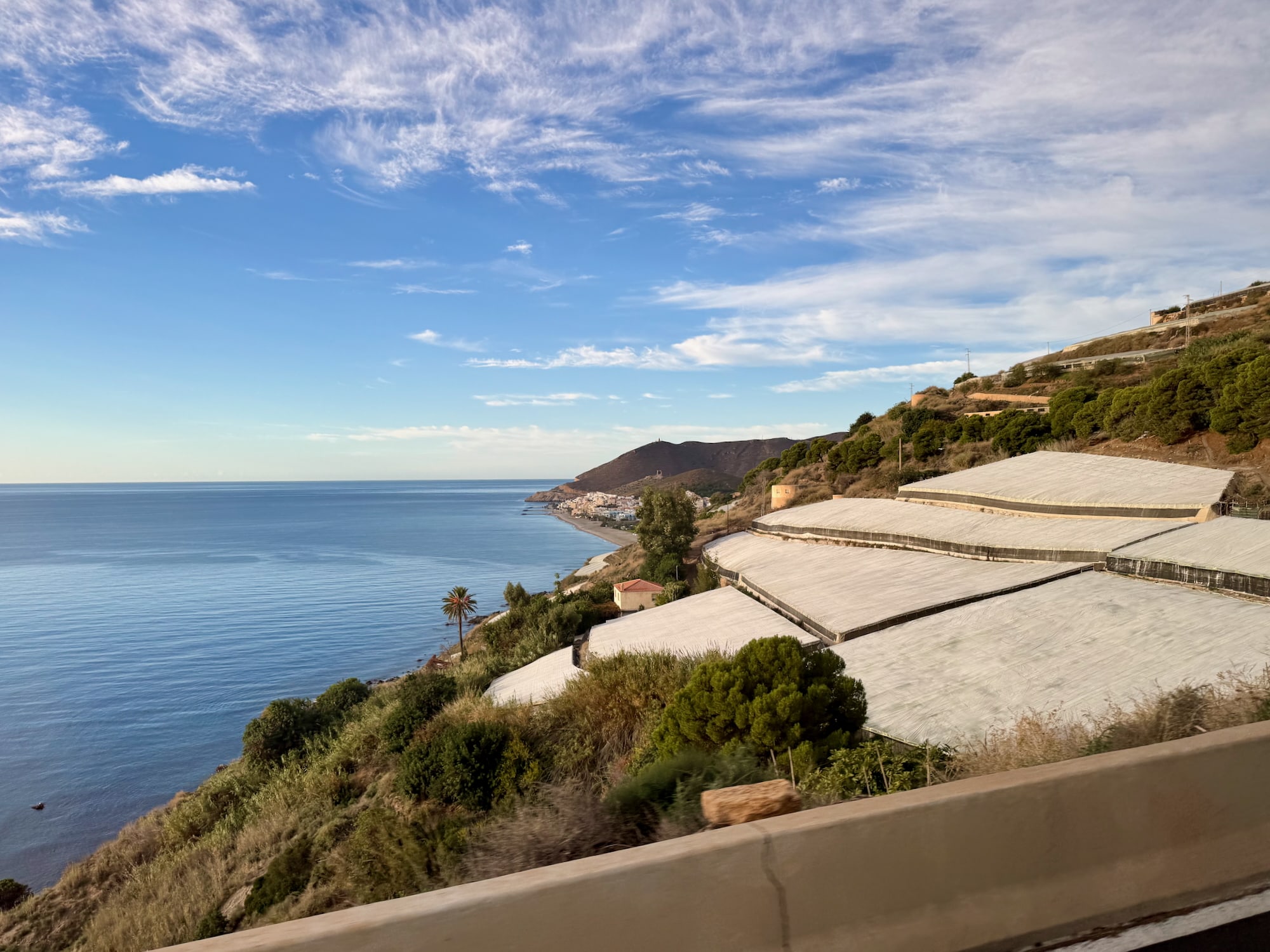 Busfahrt nach Granada - An der Küste entlang