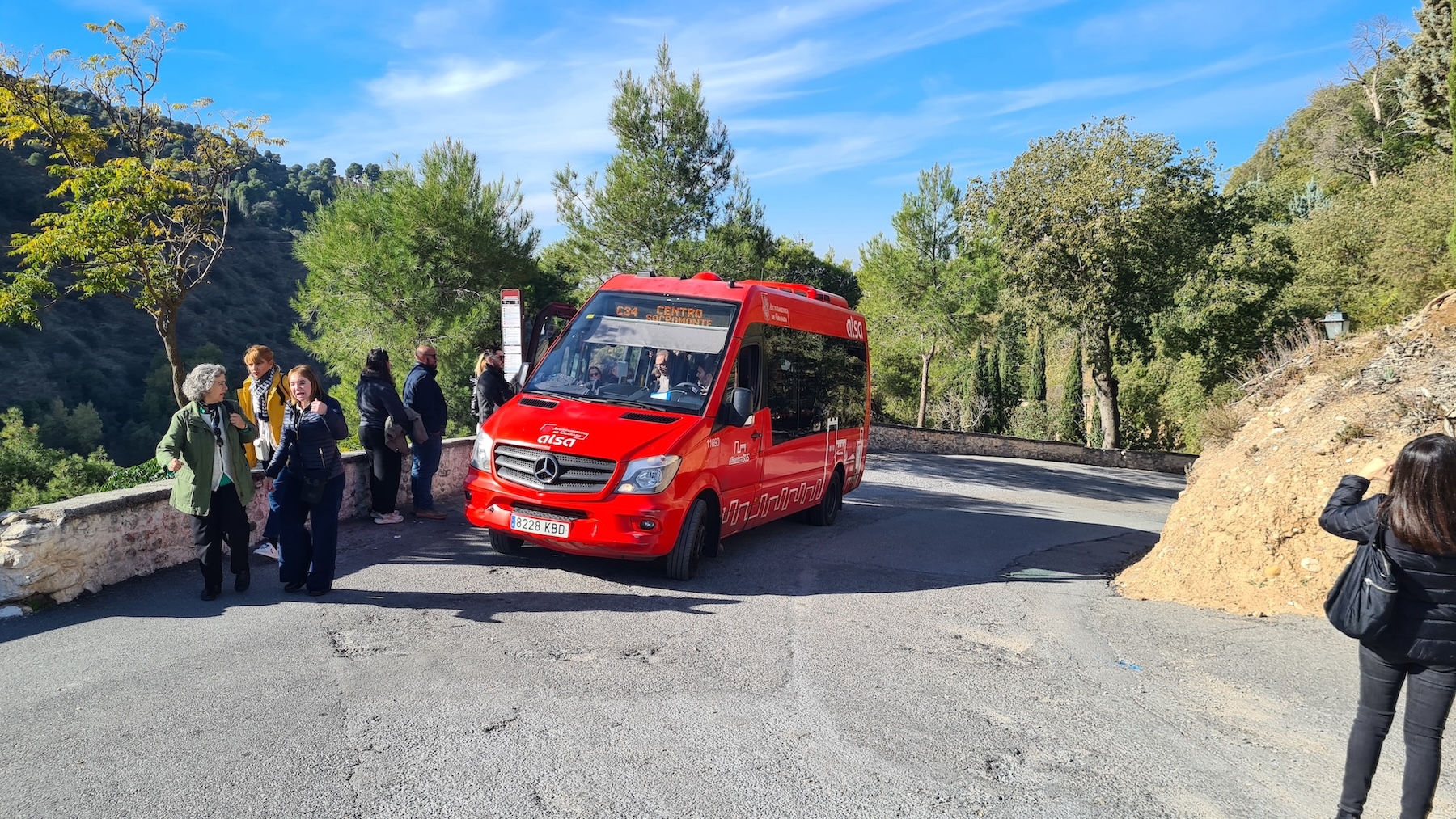 Mit dem Linienbus auf den Sacromonte