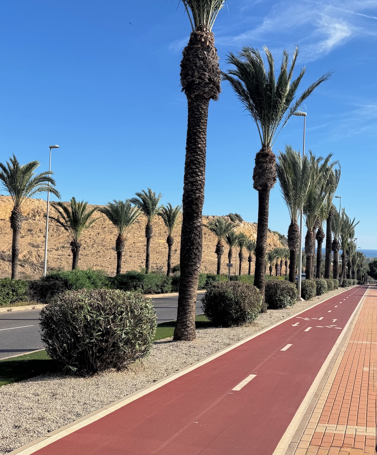 Fahrradweg von Almerimar nach El Ejido