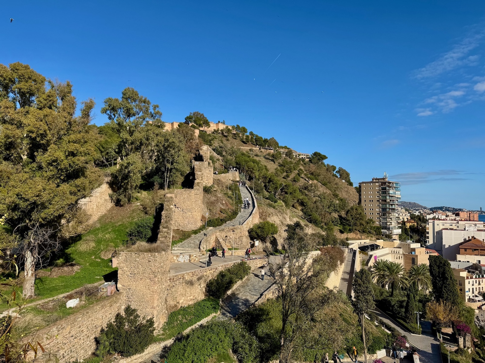 Malaga Festungsmauern