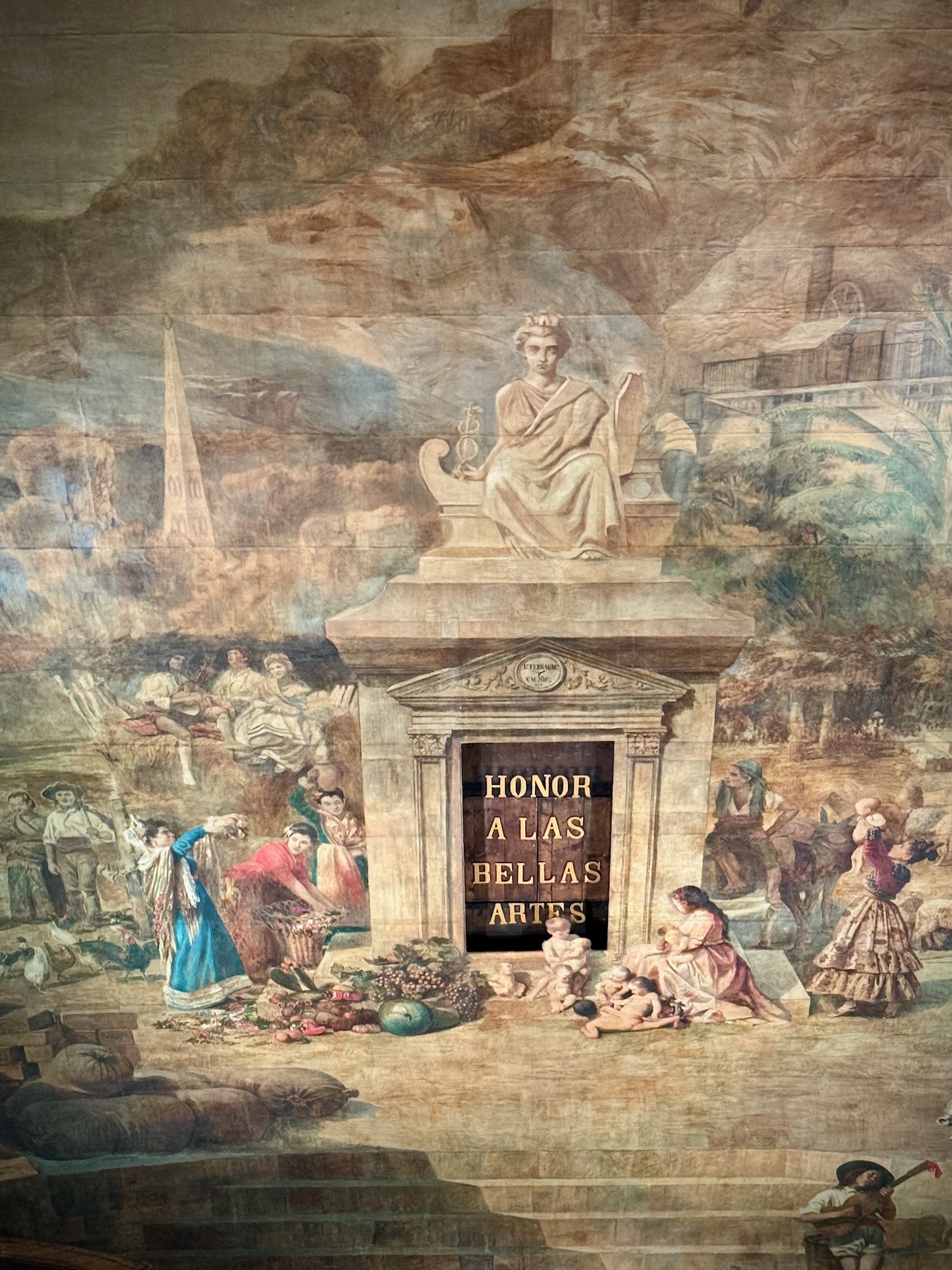 Deckengemälde Detail