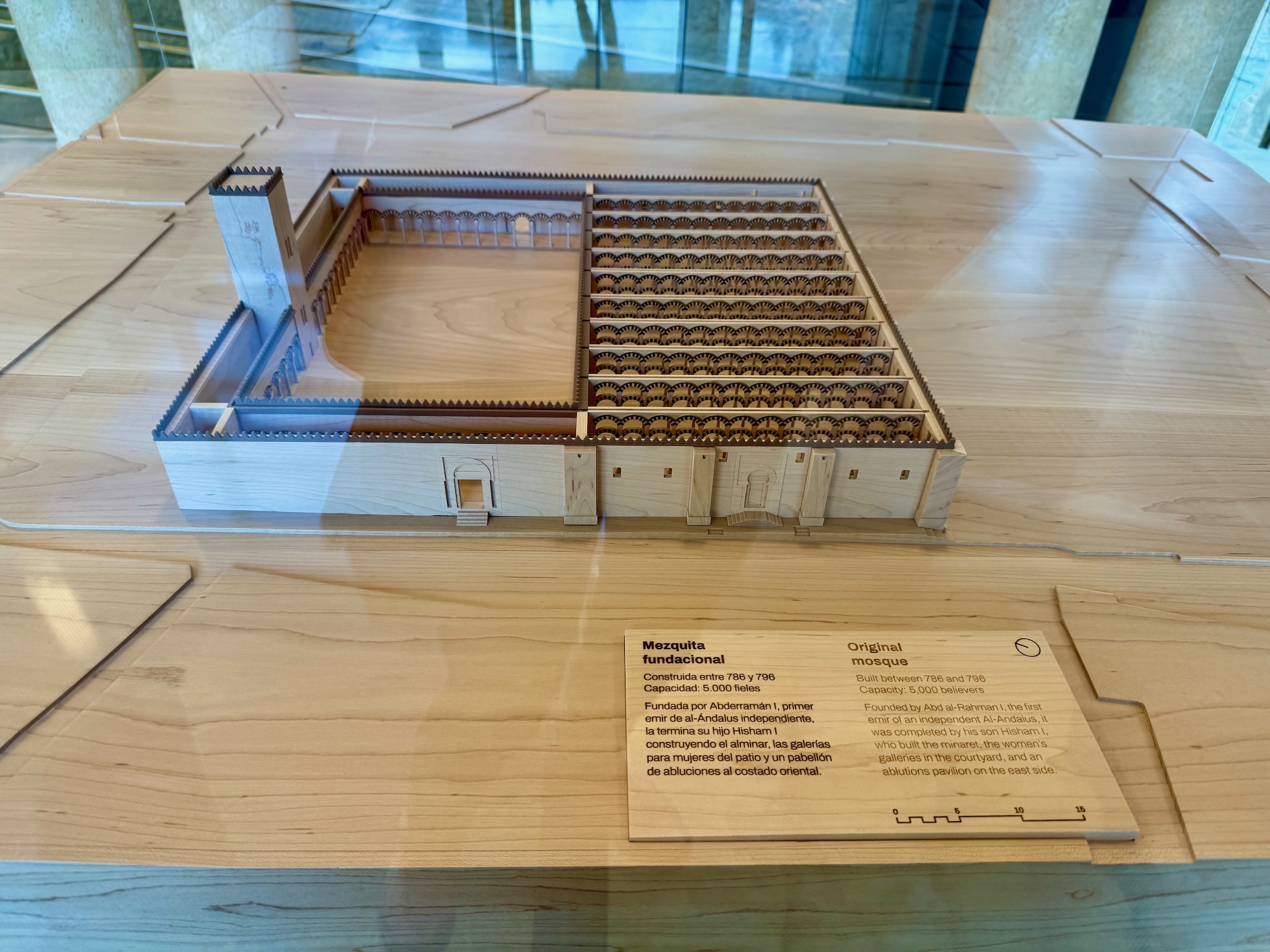 Modell der Moschee von 788