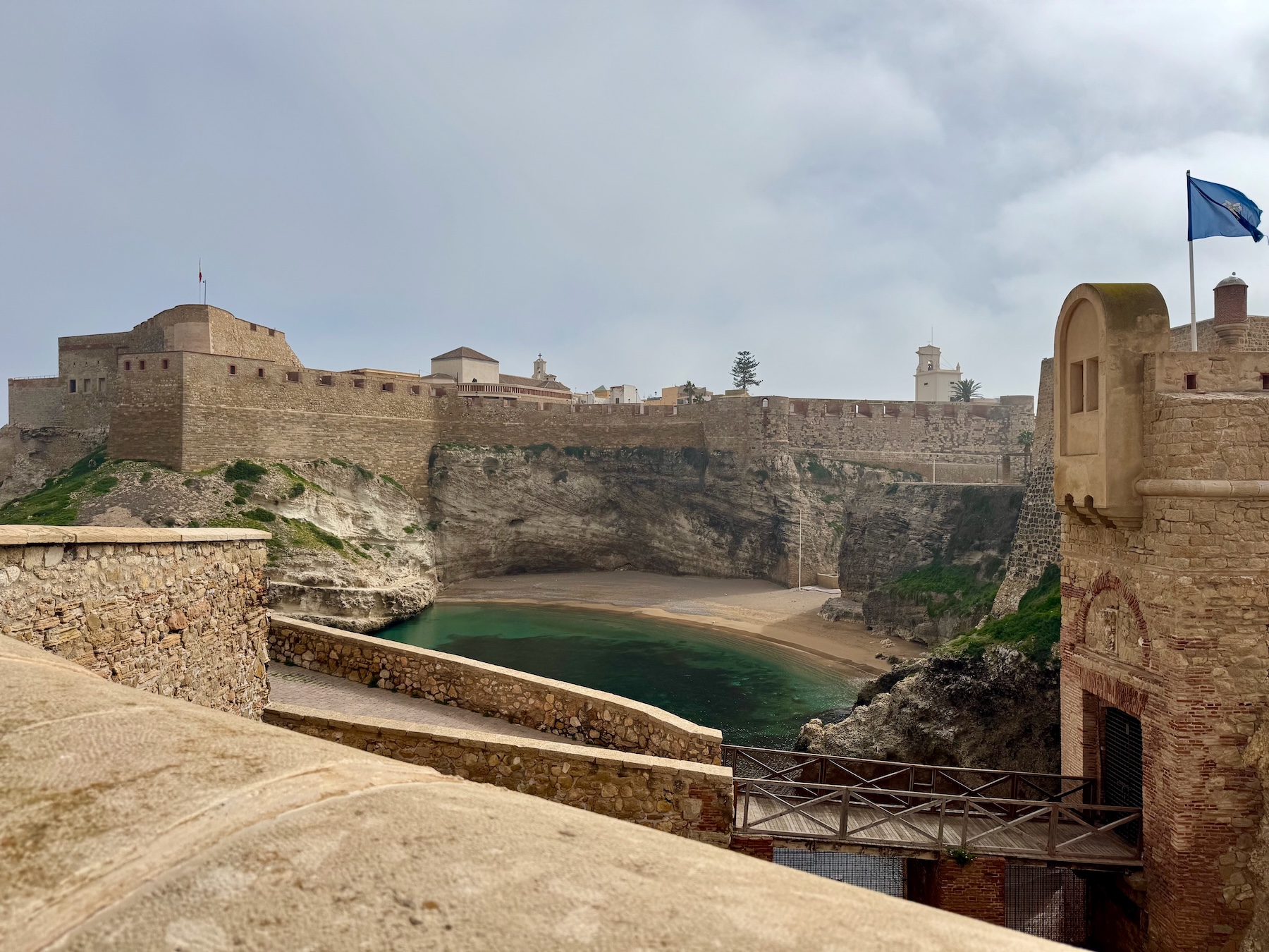 Festung und Strand Melilla