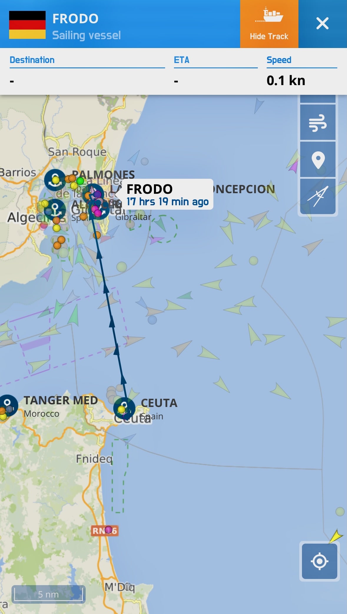 Fahrt nach Gibraltar