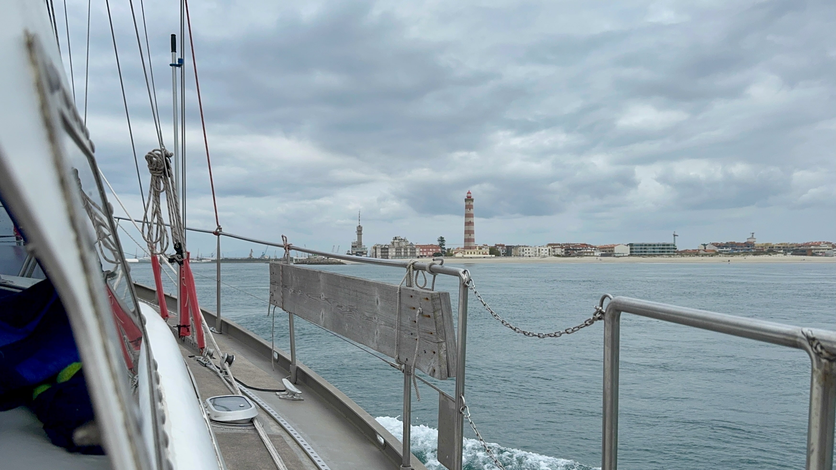Einfahrt in die Ria de Aveiro