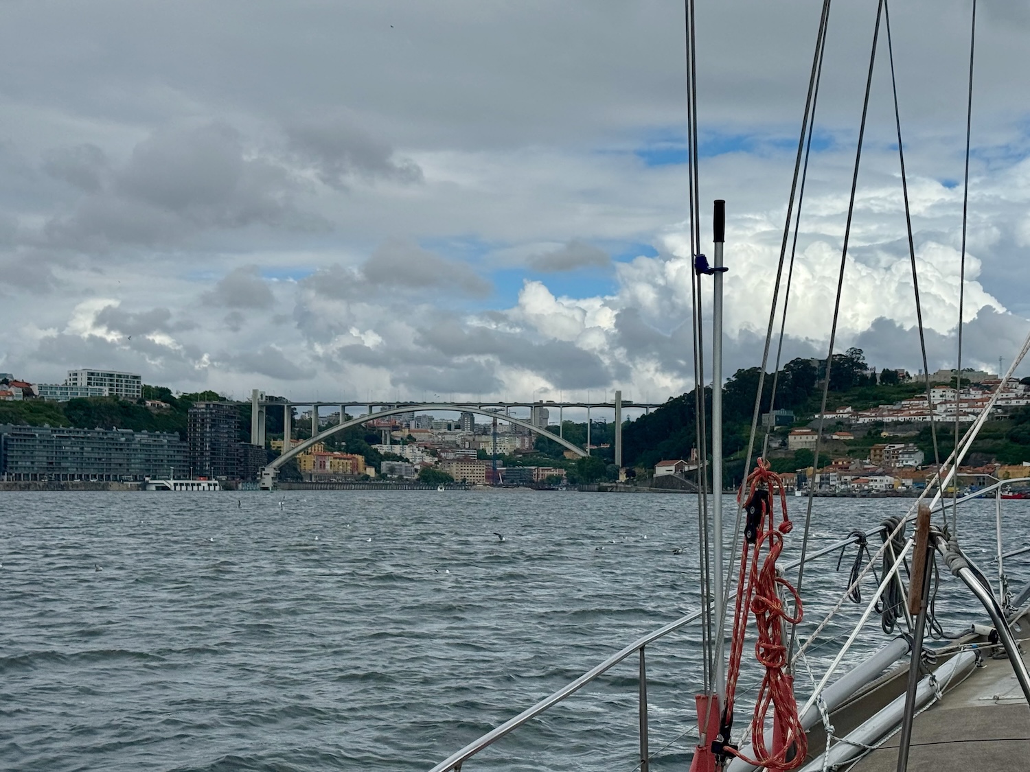 Porto Ankern im Douro