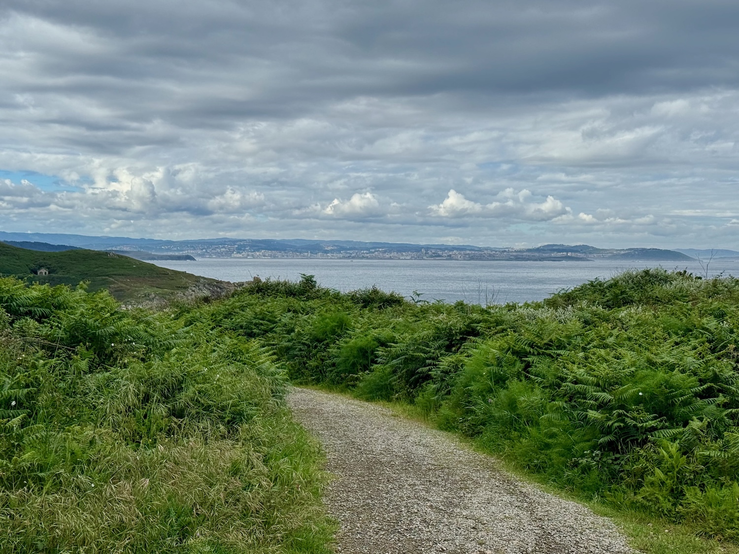 Wanderung mit Blick auf Coruna