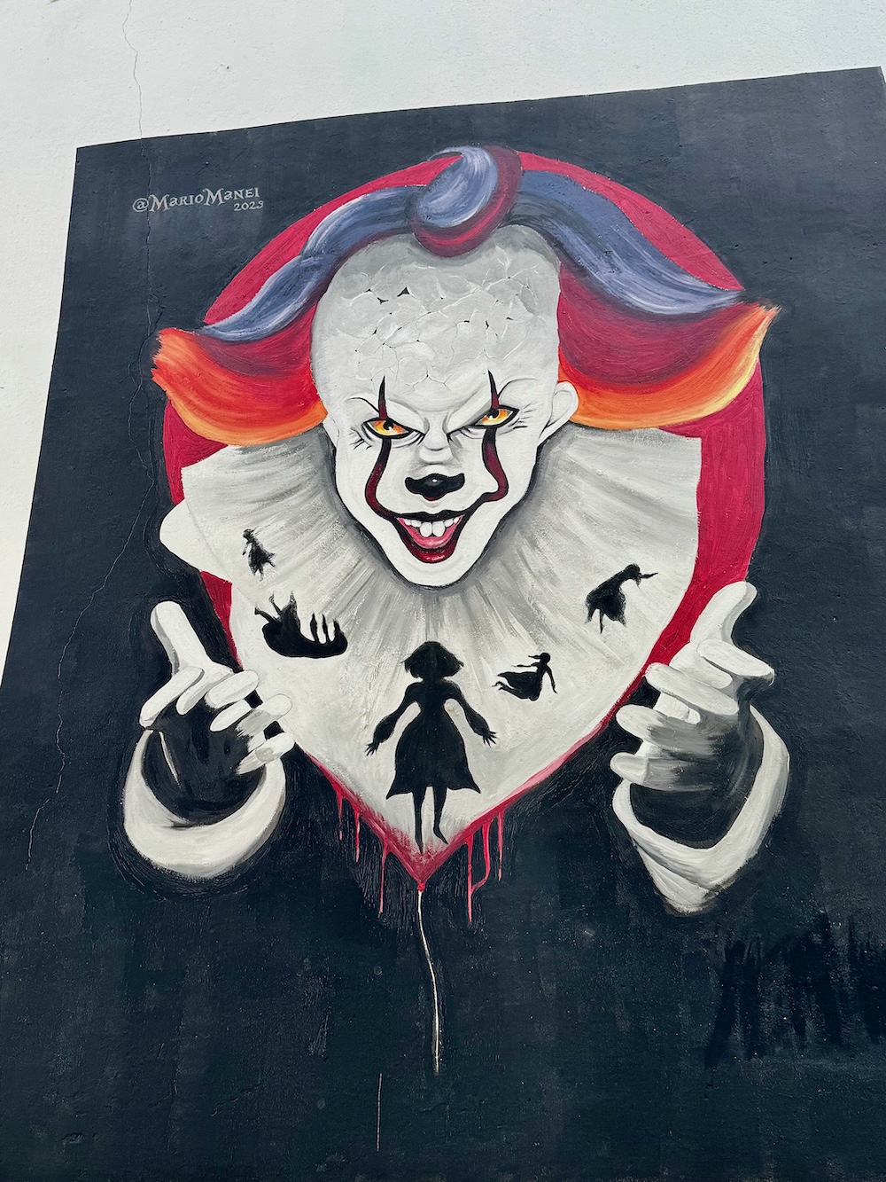 Im Canido Viertel Clown Zauberer oder Teufel