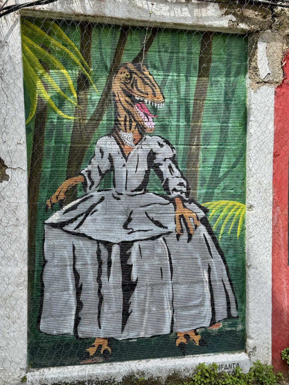 Im Canido Viertel Saurier Menina