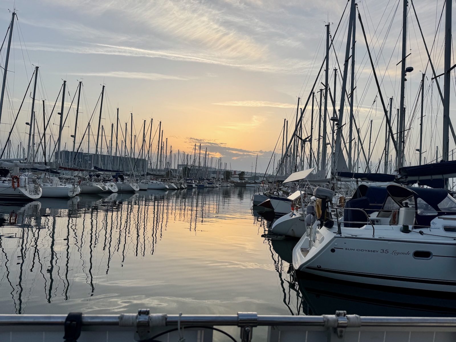 Wieder in der Marina Cherbourg