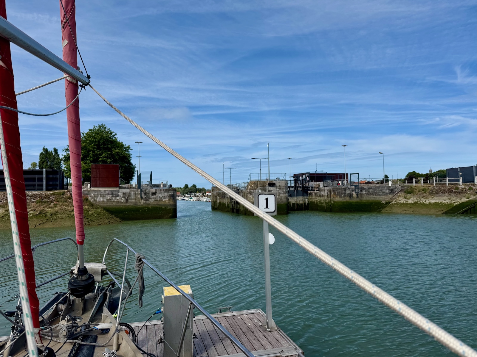 Gravelines - noch ist das Tor zum Flusslauf offen