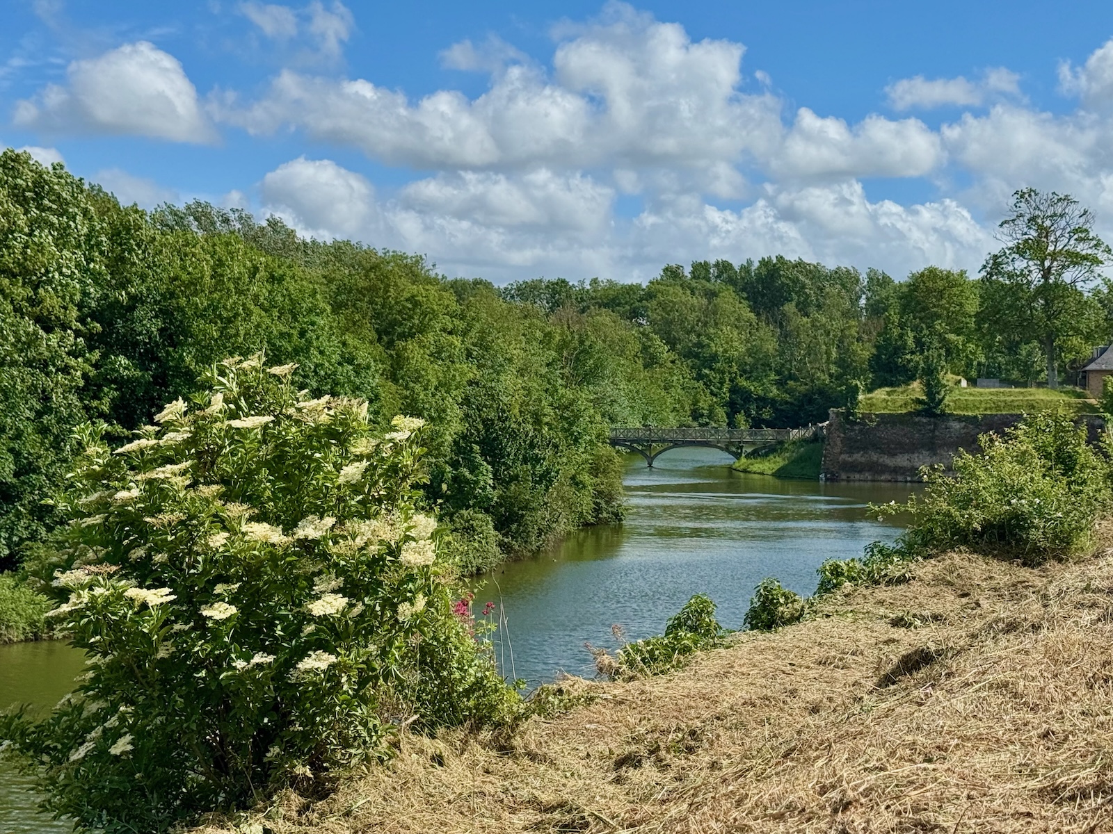 Malerische Flussumgebung