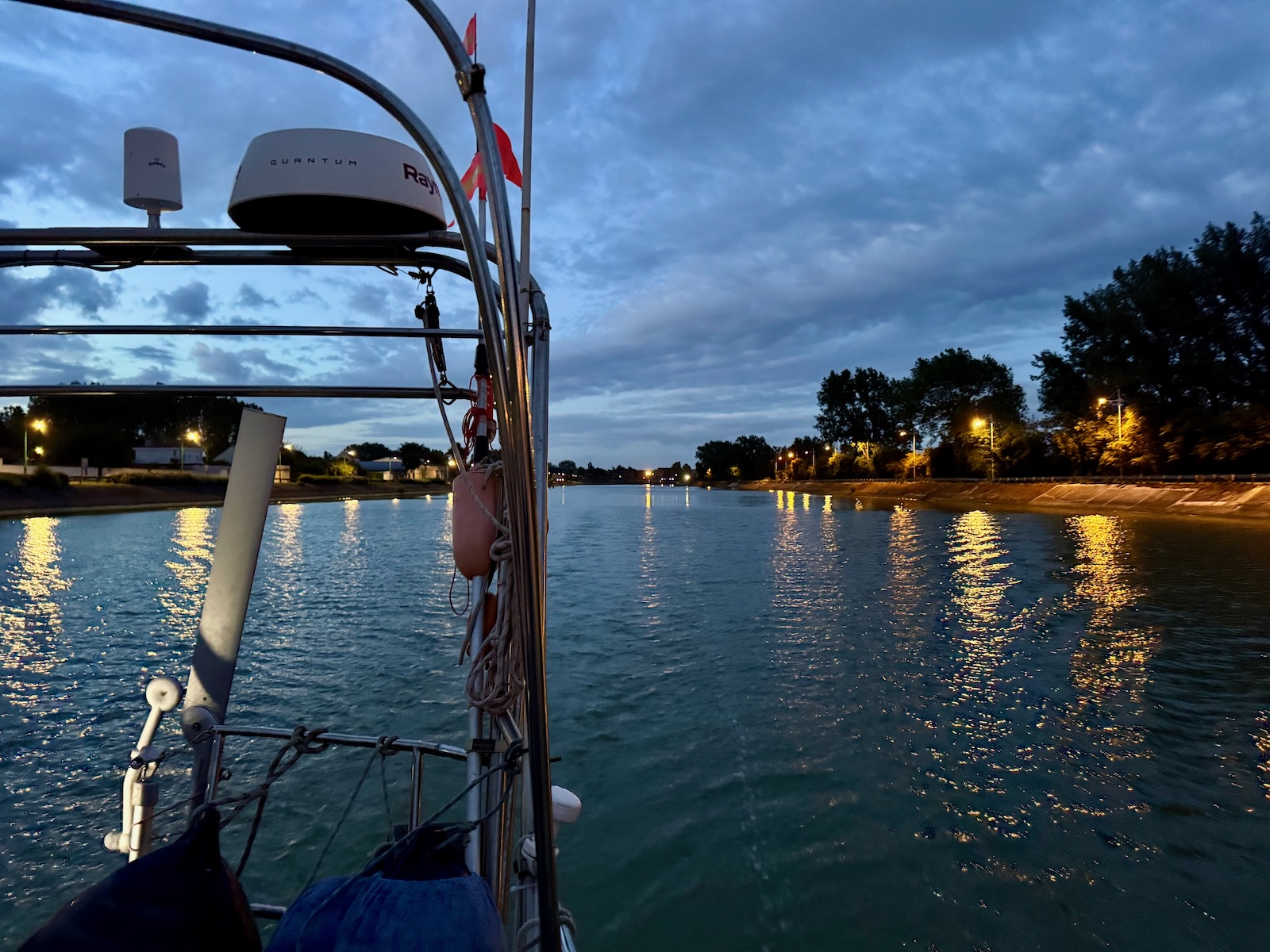 Ausfahrt aus Gravelines