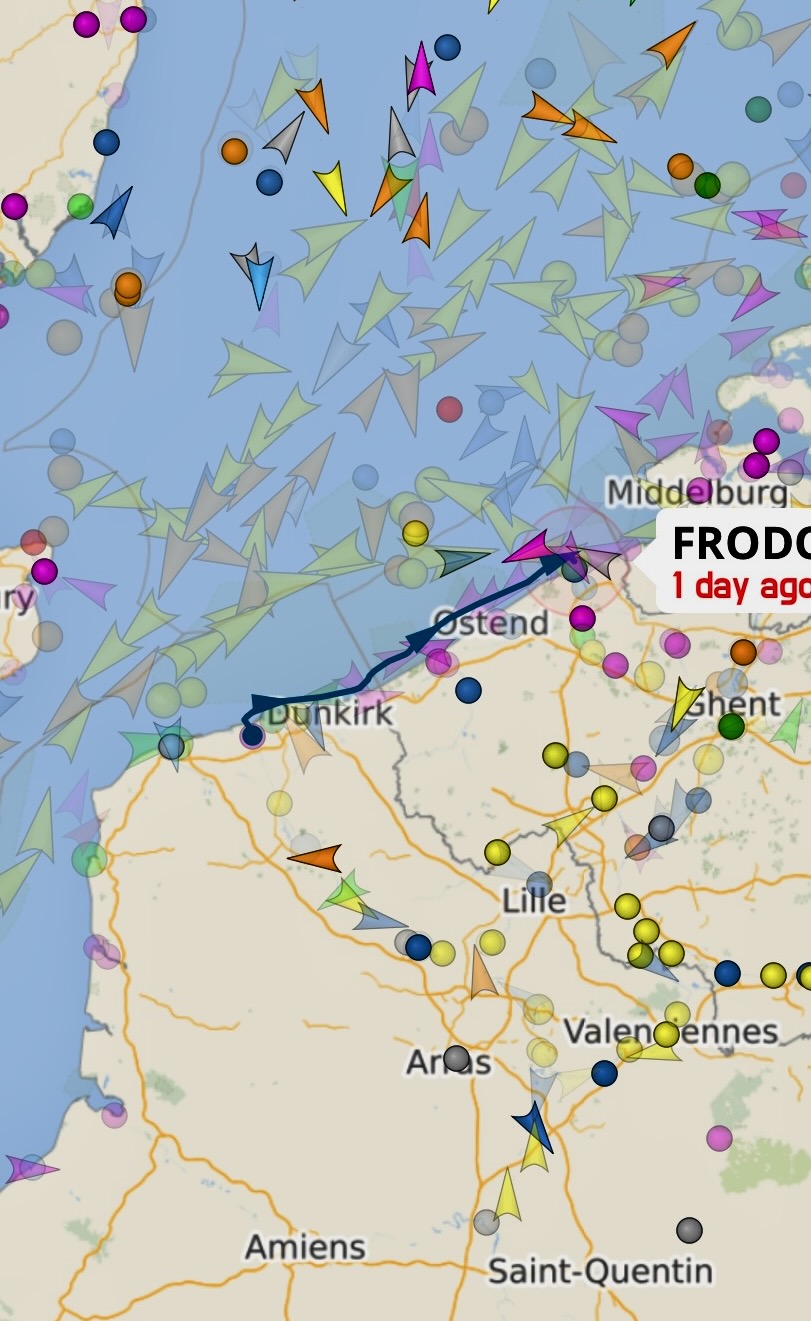 Von Graveline nach Zeebrugge