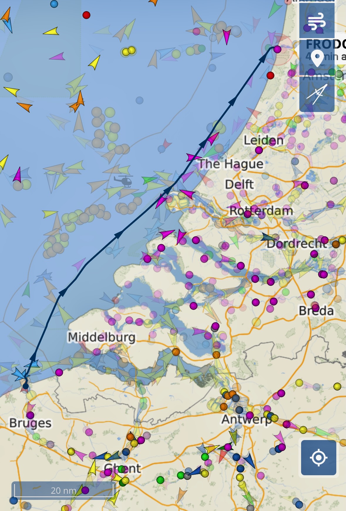 Von Zeebrugge nach IJmuiden