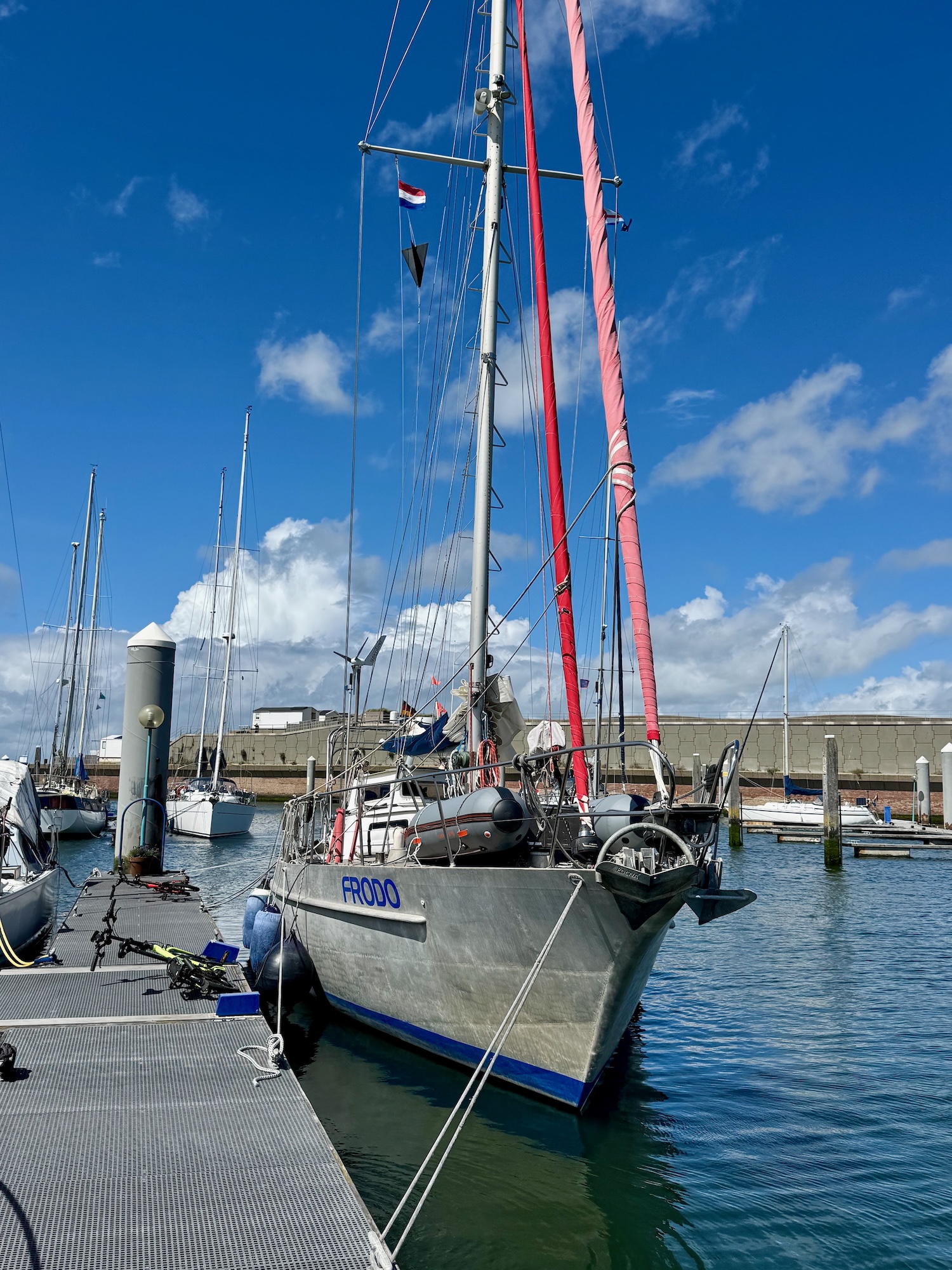 In der Marina IJmuiden