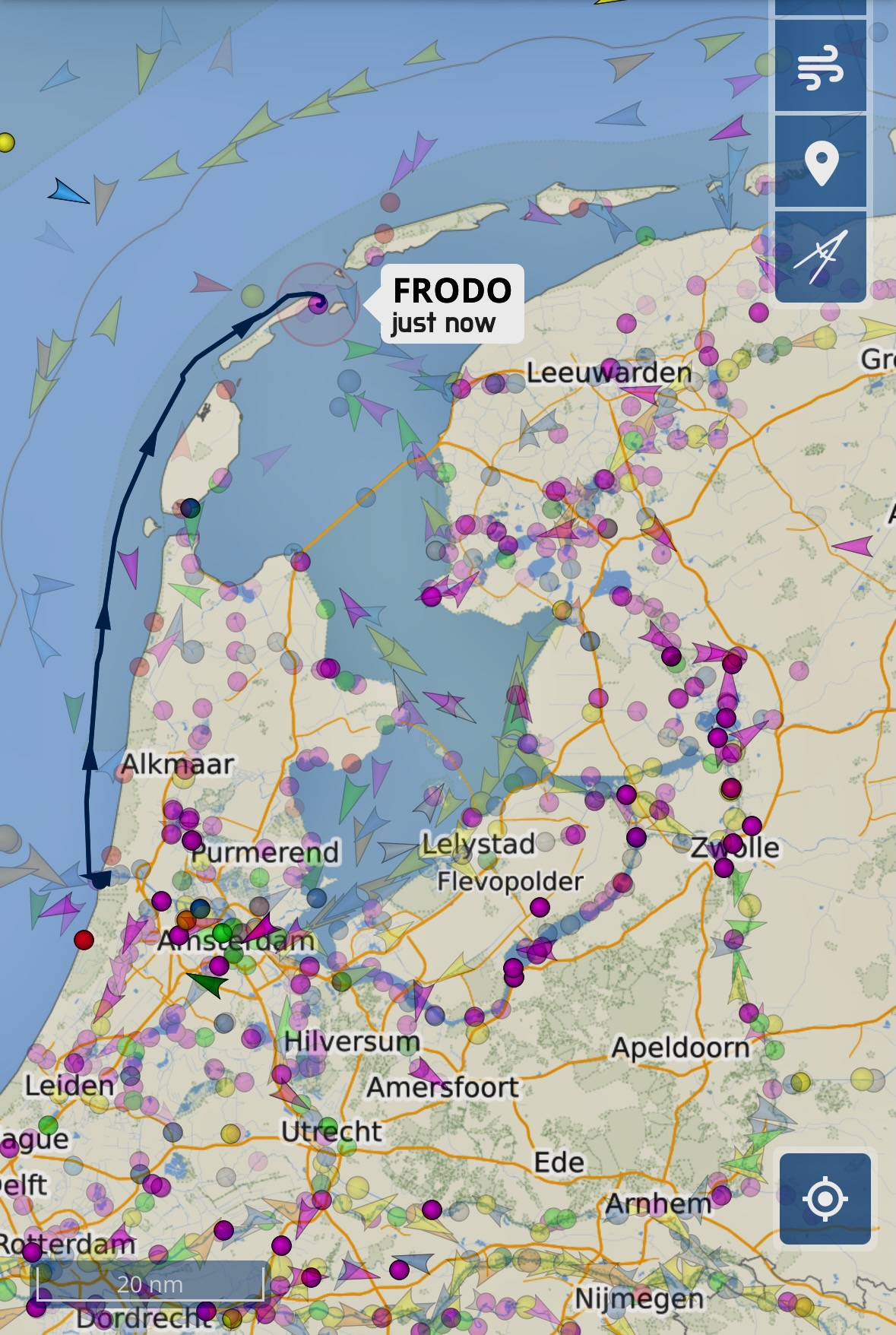 Von IJmuiden nach Vlieland
