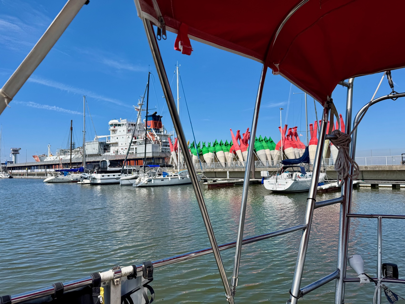 Wieder in der Marina Cuxhaven