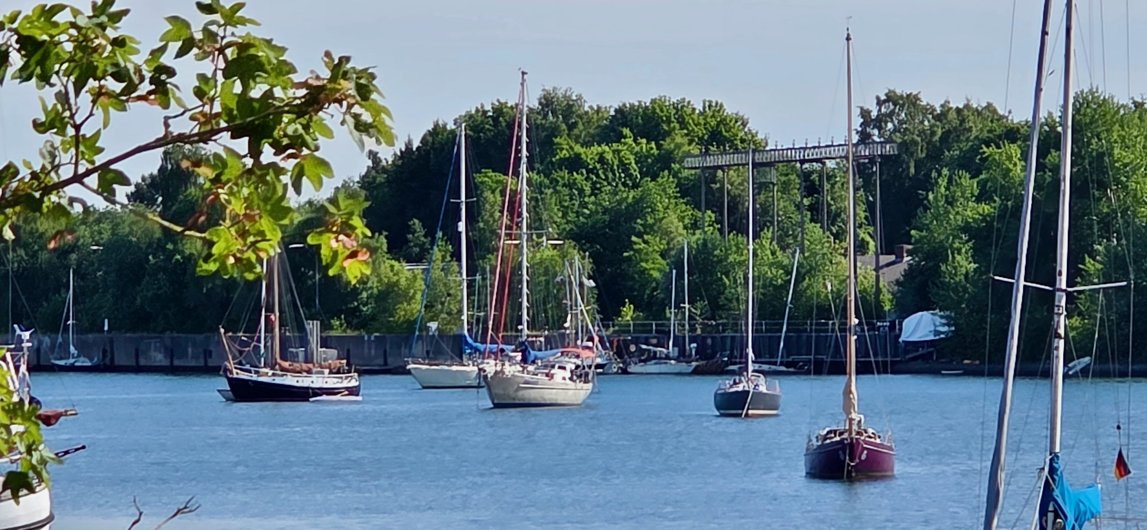 Netter Ankerplatz während der Kieler Woche