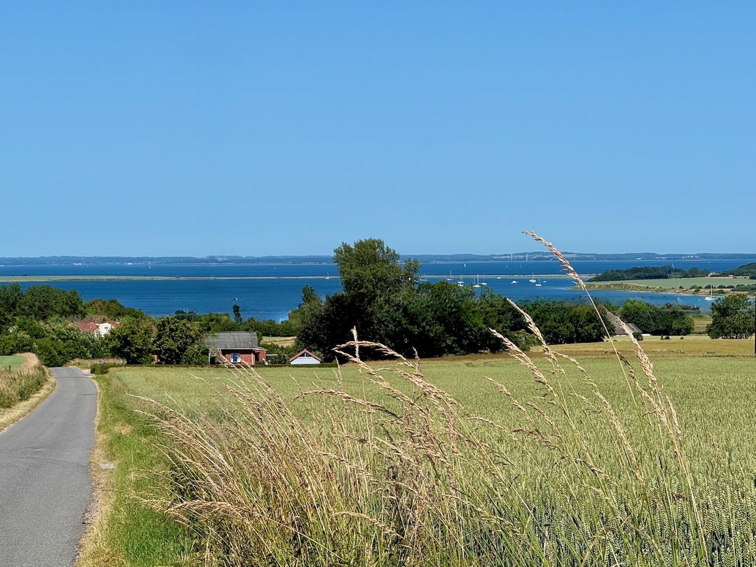 Blick auf die Ankerbucht