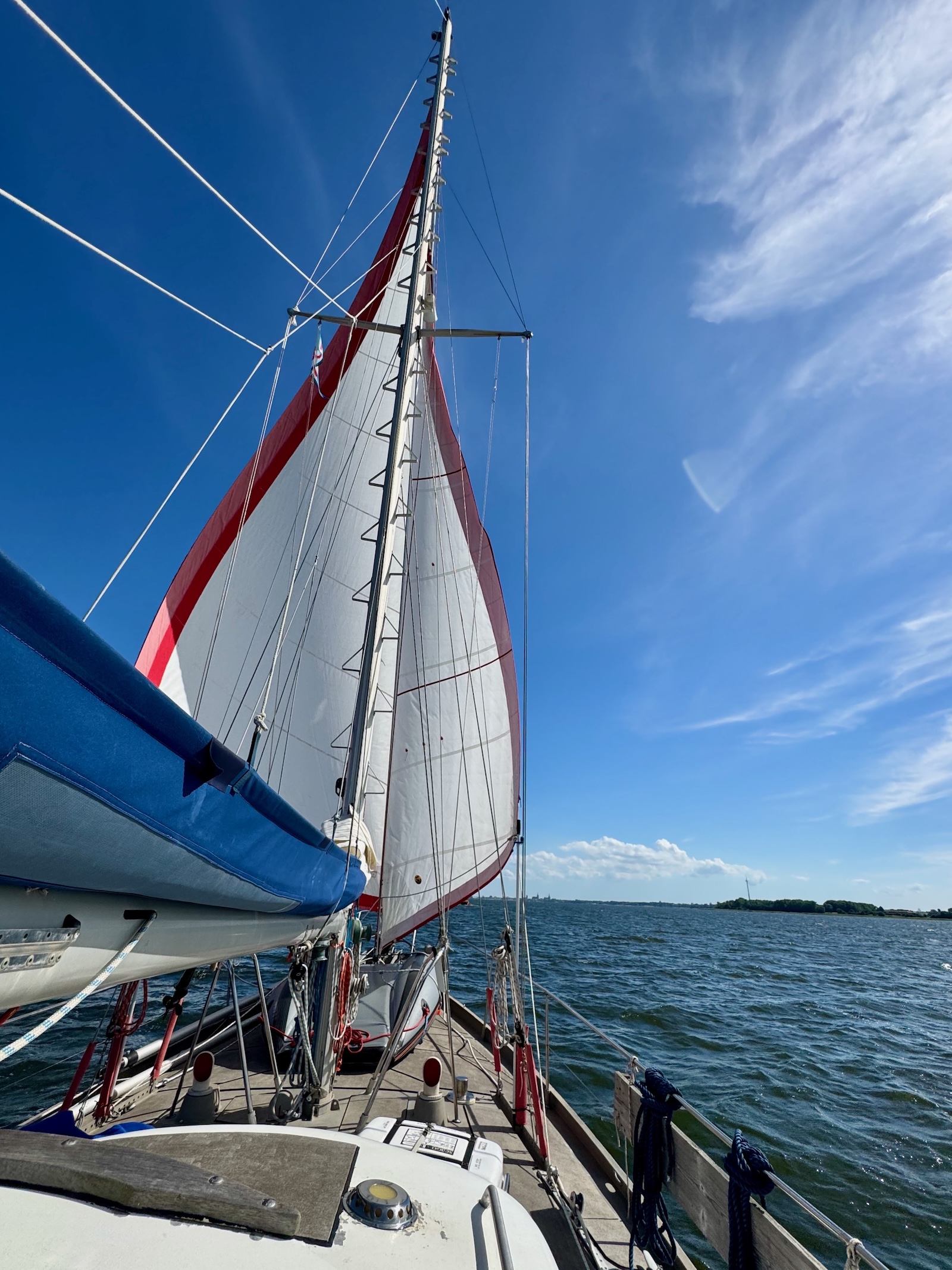 Mit Schmetterling Richtung Stralsund