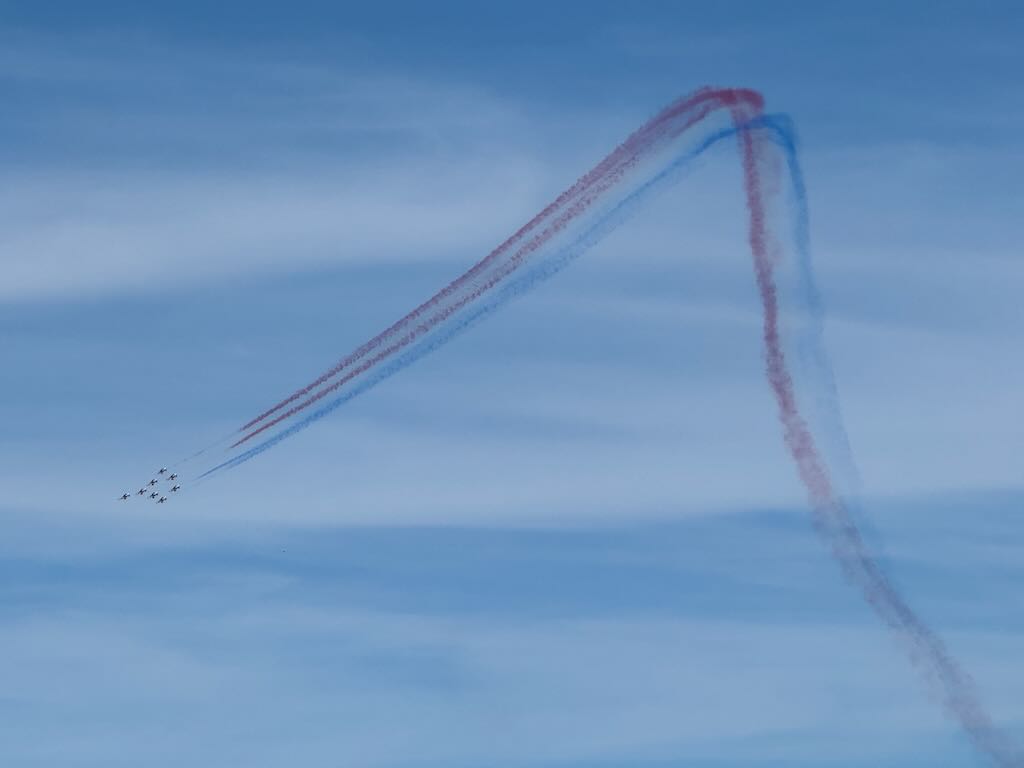 Flugübungen der Patrouille de France