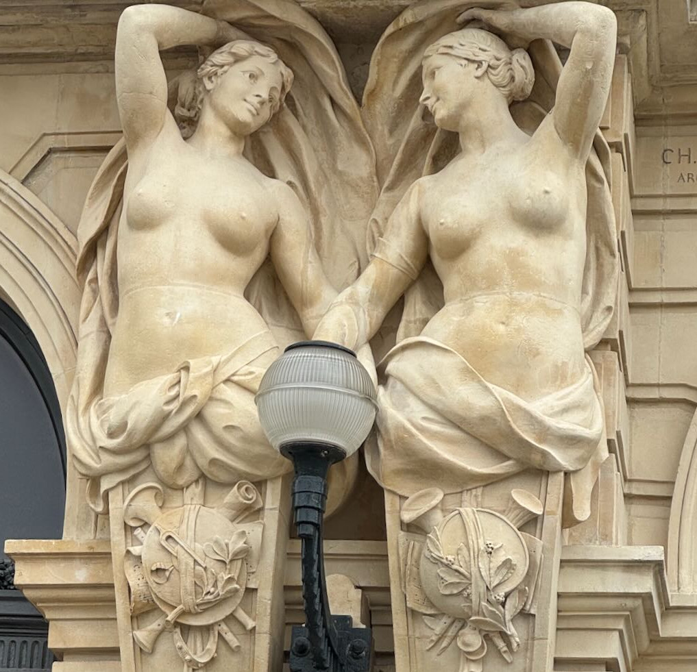 Details des italienischen Theaters