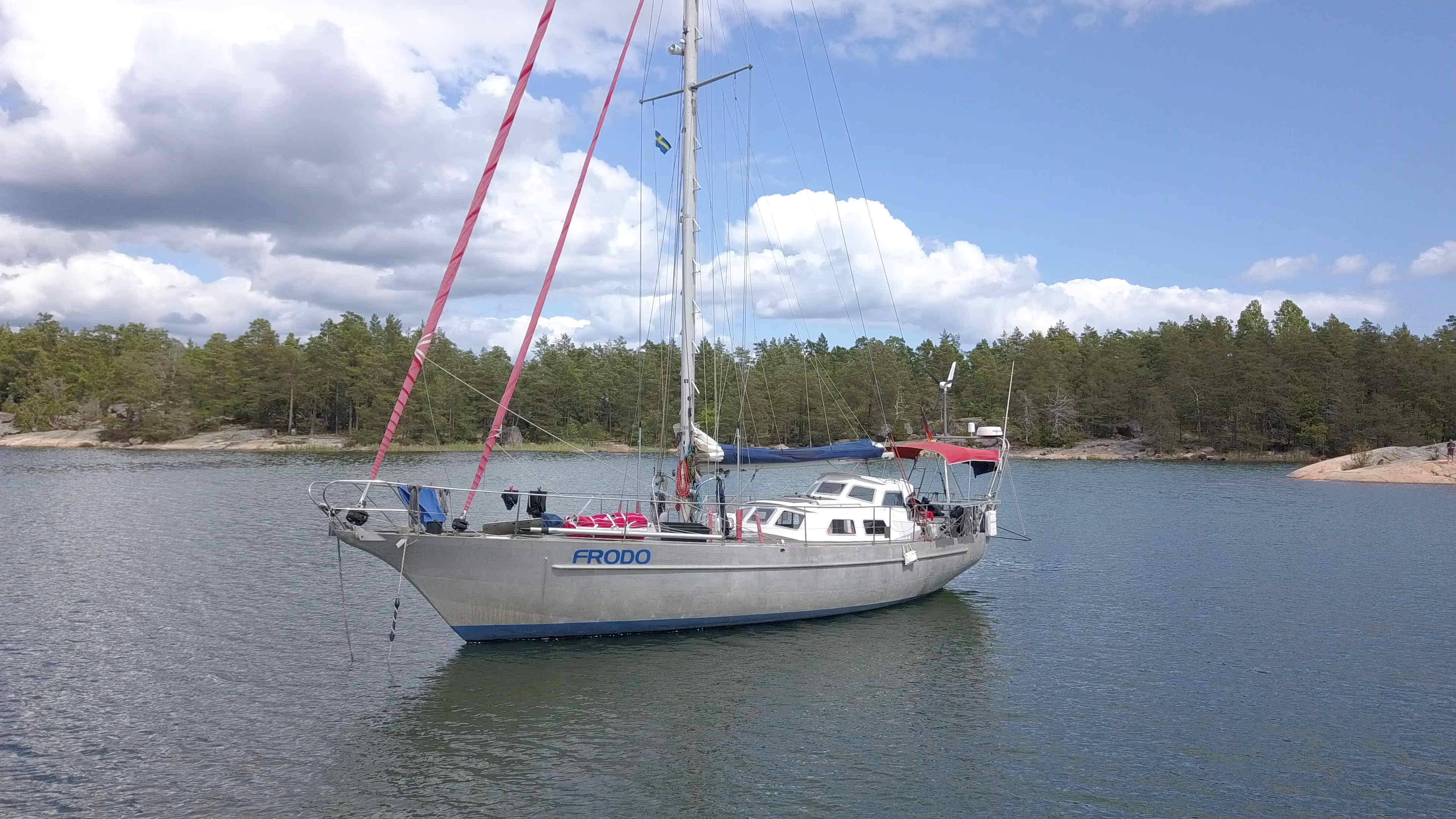 FRODO unter Segeln